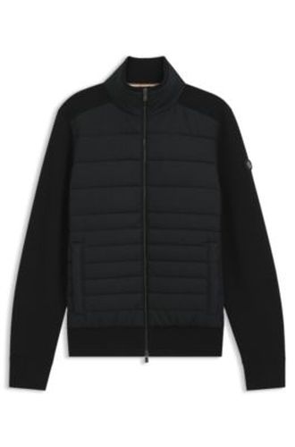 Veste zippée avec devant matelassé - Boss - Modalova