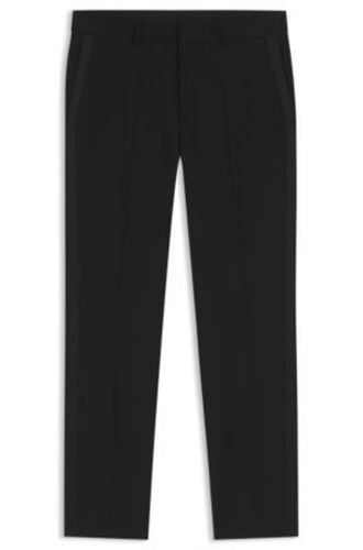 Pantalon de smoking Extra Slim en laine mélangée - HUGO - Modalova