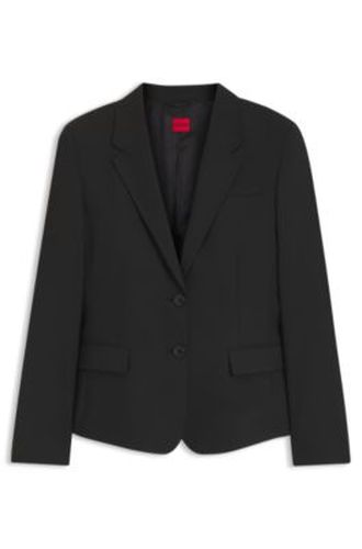 Blazer Regular en tissu stretch - HUGO - Modalova