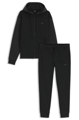 Ensemble de survêtement Relaxed en molleton de coton - Boss - Modalova