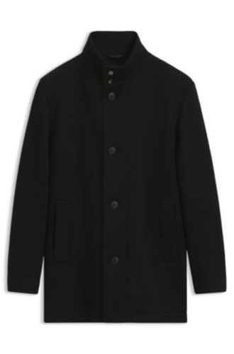 Manteau Regular en jersey italien mélangé - Boss - Modalova
