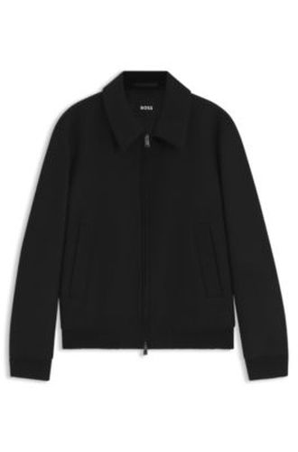 Veste Relaxed en laine mélangée à motif - Boss - Modalova