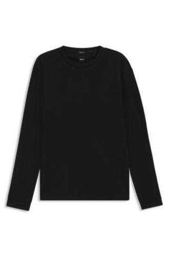 T-shirt en jersey de coton à col rond - Boss - Modalova