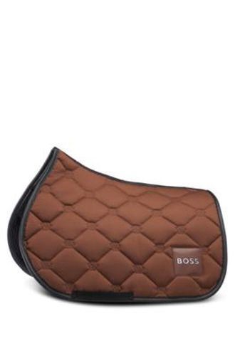 Tapis de selle d’équitation spécial saut d’obstacle avec monogrammes brodés - Boss - Modalova