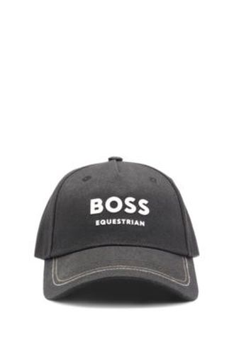 Casquette style équestre à cinq panneaux avec logos - Boss - Modalova