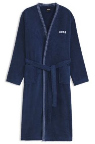 Peignoir en coton avec logo brodé - Boss - Modalova