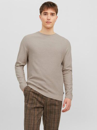 Pull En Maille À Col Rond - Jack & Jones - Modalova