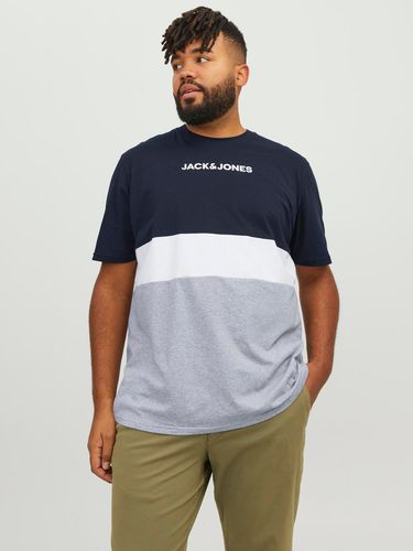 Plus Size T-shirt Effet Colour Block - Jack & Jones - Modalova