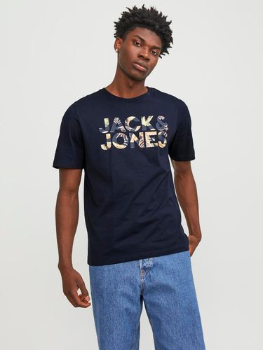 T-shirt Imprimé Col Rond - Jack & Jones - Modalova