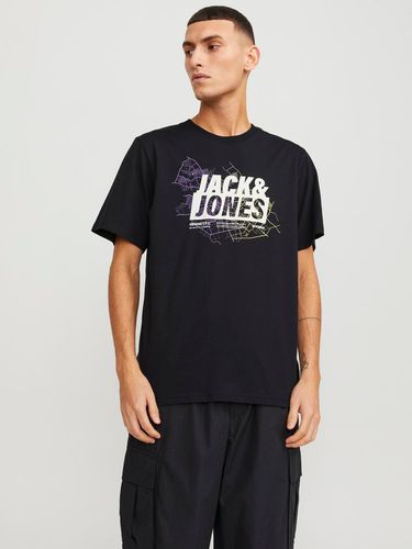 T-shirt Imprimé Col Rond - Jack & Jones - Modalova