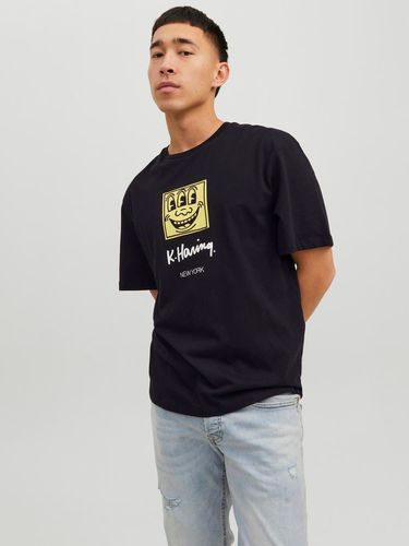Keith Haring T-shirt Imprimé Col Rond - Jack & Jones - Modalova