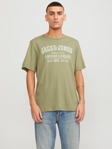 T-shirt Logo Col Rond - Jack & Jones - Modalova