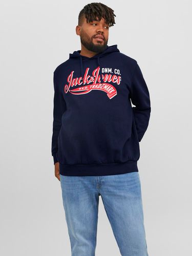 Plus Size Sweat À Capuche Imprimé - Jack & Jones - Modalova