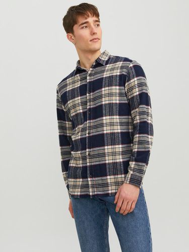 Chemise À Carreaux Slim Fit - Jack & Jones - Modalova