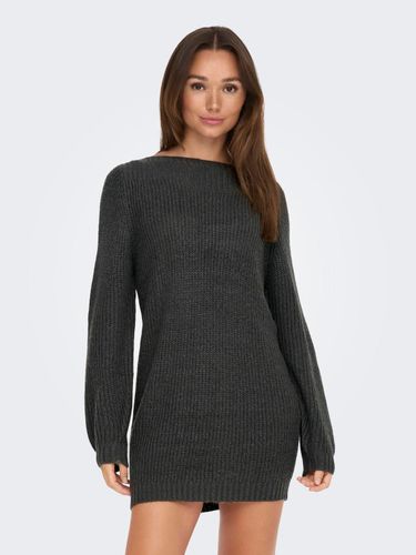 Col Bateau En Maille Robe - ONLY - Modalova