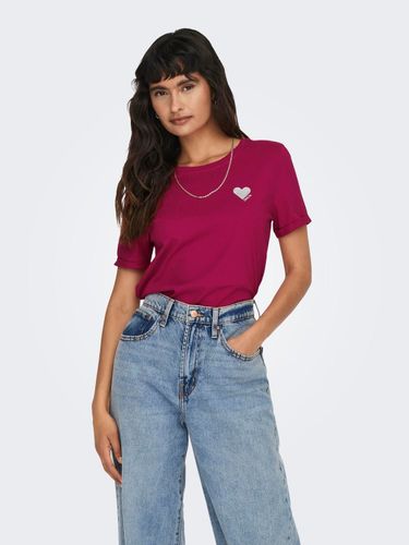 Imprimé Cœur Top - ONLY - Modalova