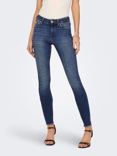 Onlblush - Longueur Cheville À Taille Classique Et Ourlets Bruts Jean Skinny - ONLY - Modalova