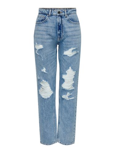Jeans Mom Fit Taille Haute - ONLY - Modalova