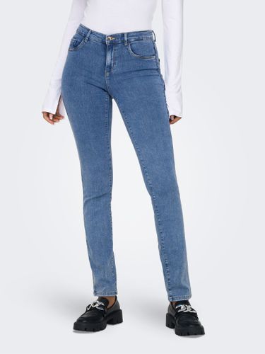 Jeans Slim Fit Taille Moyenne Tall - ONLY - Modalova