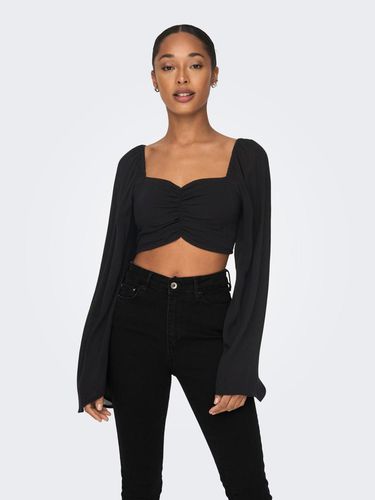 Tops Cropped Fit Col En V - ONLY - Modalova