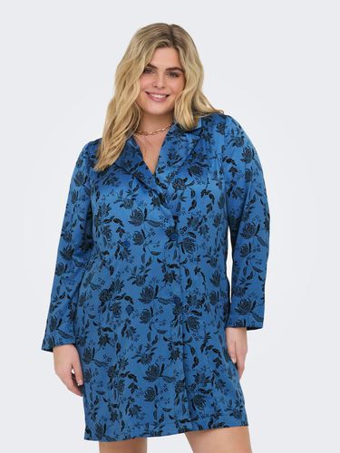 Robe Courte Regular Fit Col Fendu - ONLY - Modalova