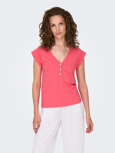 Tops Regular Fit Col En V - ONLY - Modalova