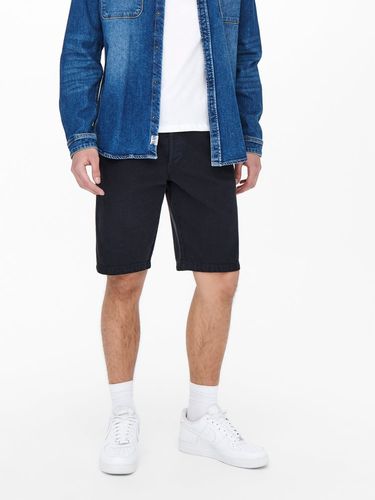 Shorts Tapered Fit Taille Moyenne - ONLY & SONS - Modalova