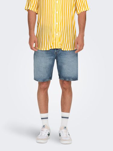 Shorts Straight Fit Taille Classique - ONLY & SONS - Modalova