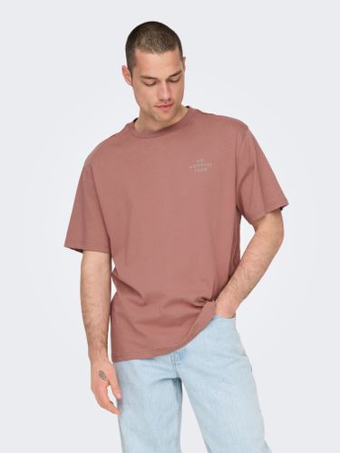 T-shirts Relaxed Fit Col Rond - ONLY & SONS - Modalova