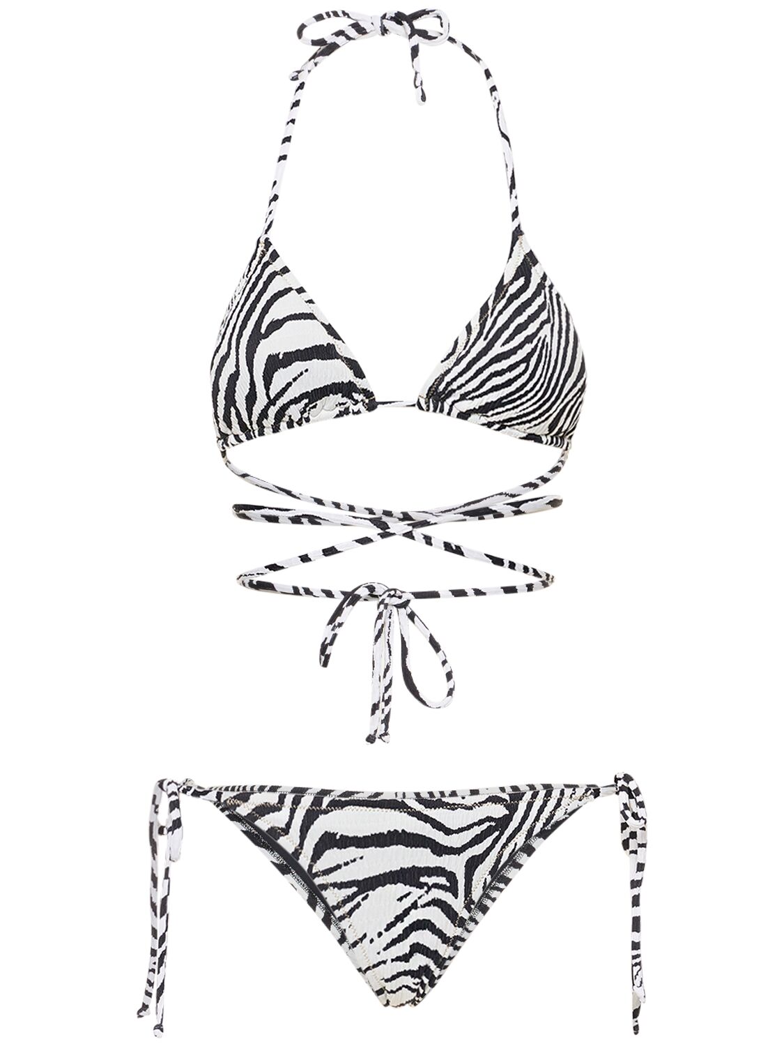 Bikini Triangle Imprimé Miami - REINA OLGA - Modalova