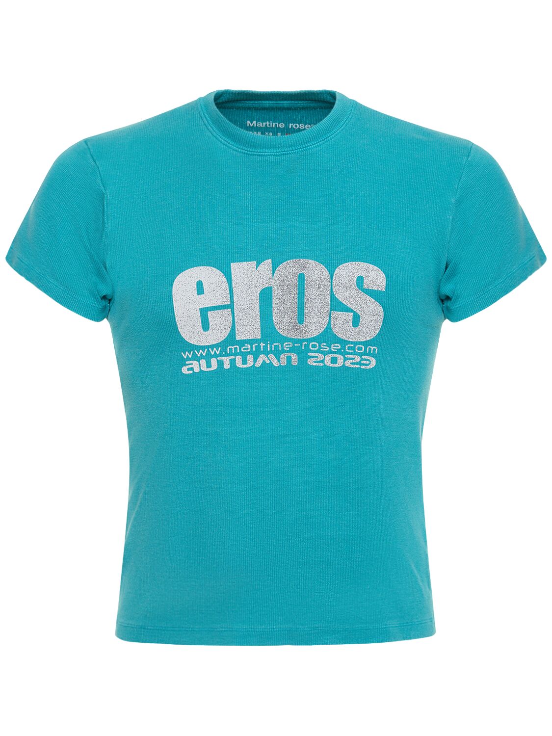 T-shirt En Jersey De Coton Imprimé Eros - MARTINE ROSE - Modalova