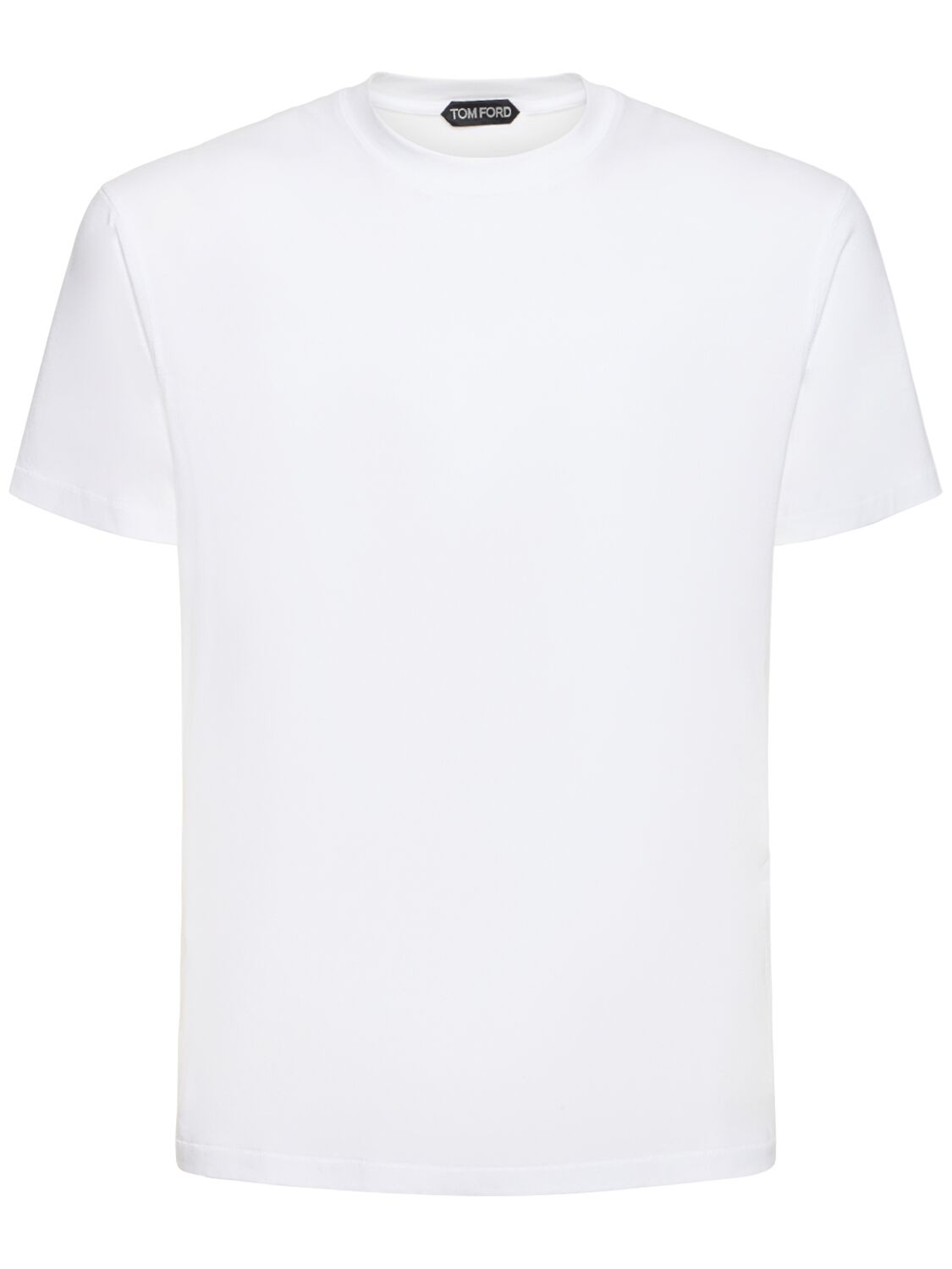 T-shirt Manches Courtes En Lyocell Et Coton - TOM FORD - Modalova