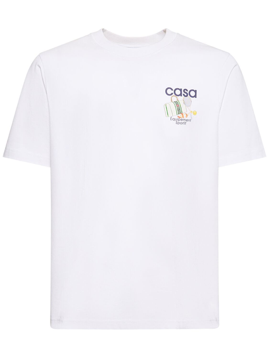 T-shirt En Coton Equipement Sportif - CASABLANCA - Modalova
