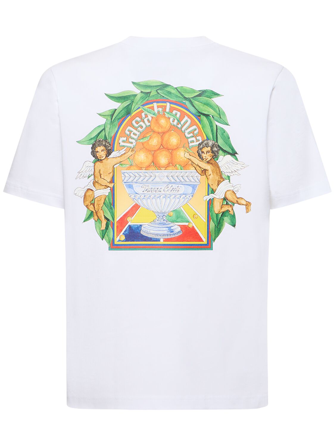 Lvr Exclusive - T-shirt Triomphe D’orange - CASABLANCA - Modalova