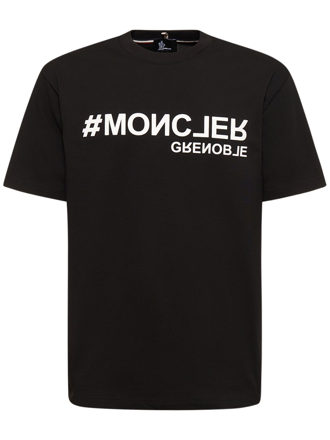 T-shirt En Coton À Logo - MONCLER GRENOBLE - Modalova