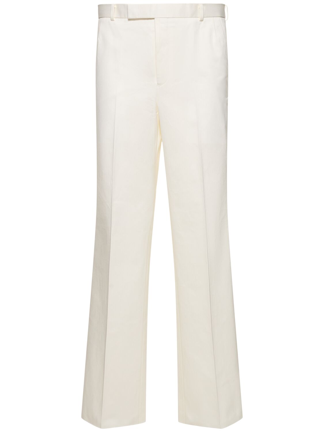 Pantalon Taille Basse En Coton Avec Ceinture - THOM BROWNE - Modalova