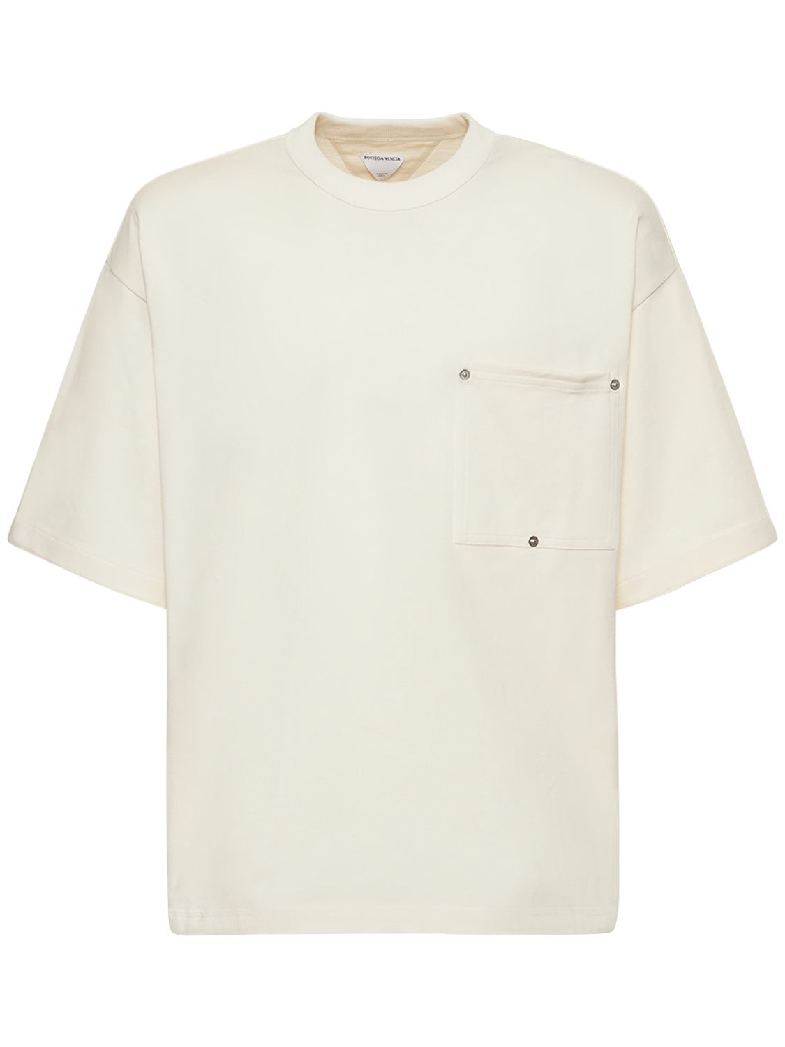 T-shirt En Jersey De Coton Épais - BOTTEGA VENETA - Modalova