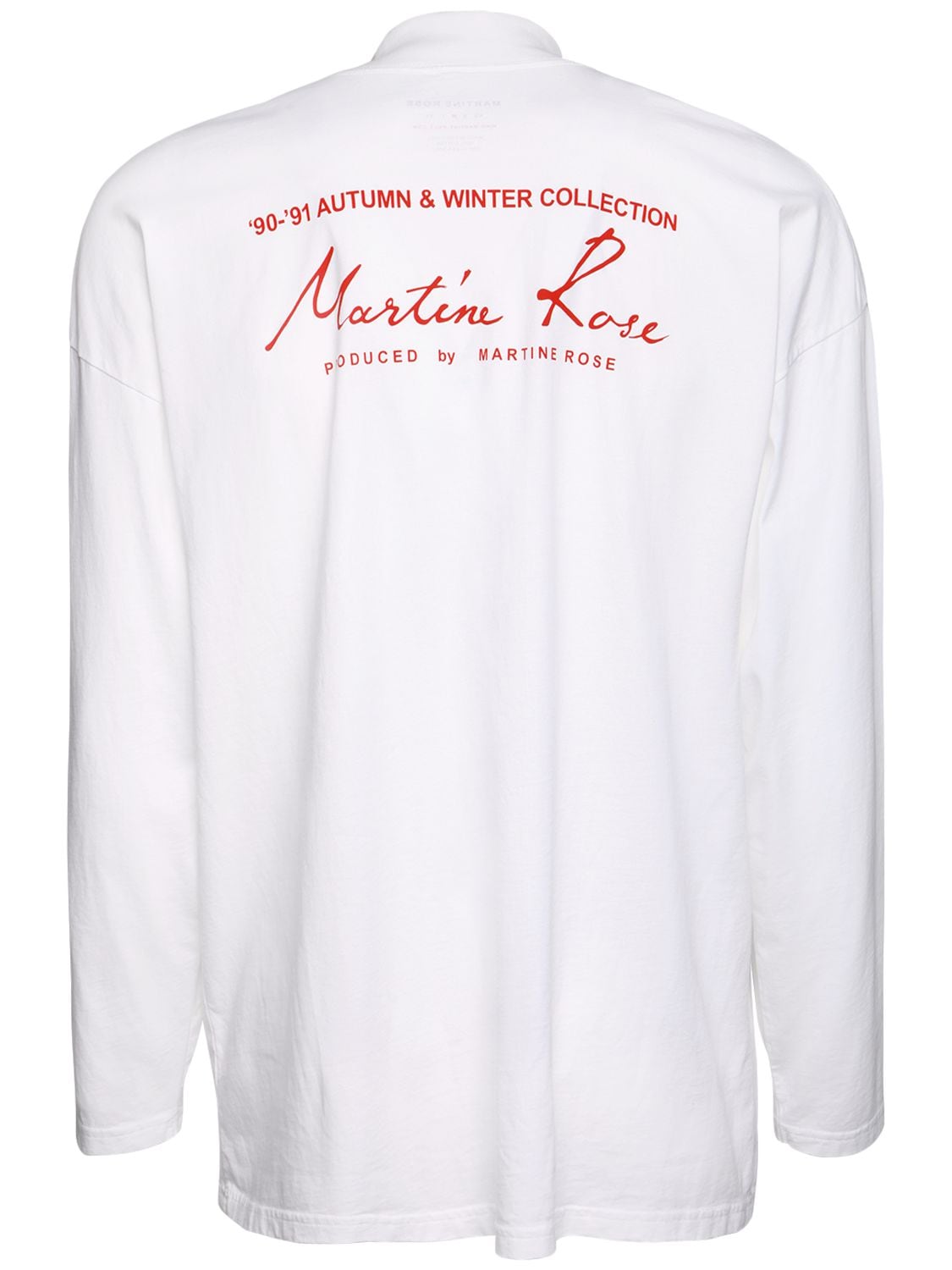 T-shirt En Jersey Imprimé Logo "season" - MARTINE ROSE - Modalova