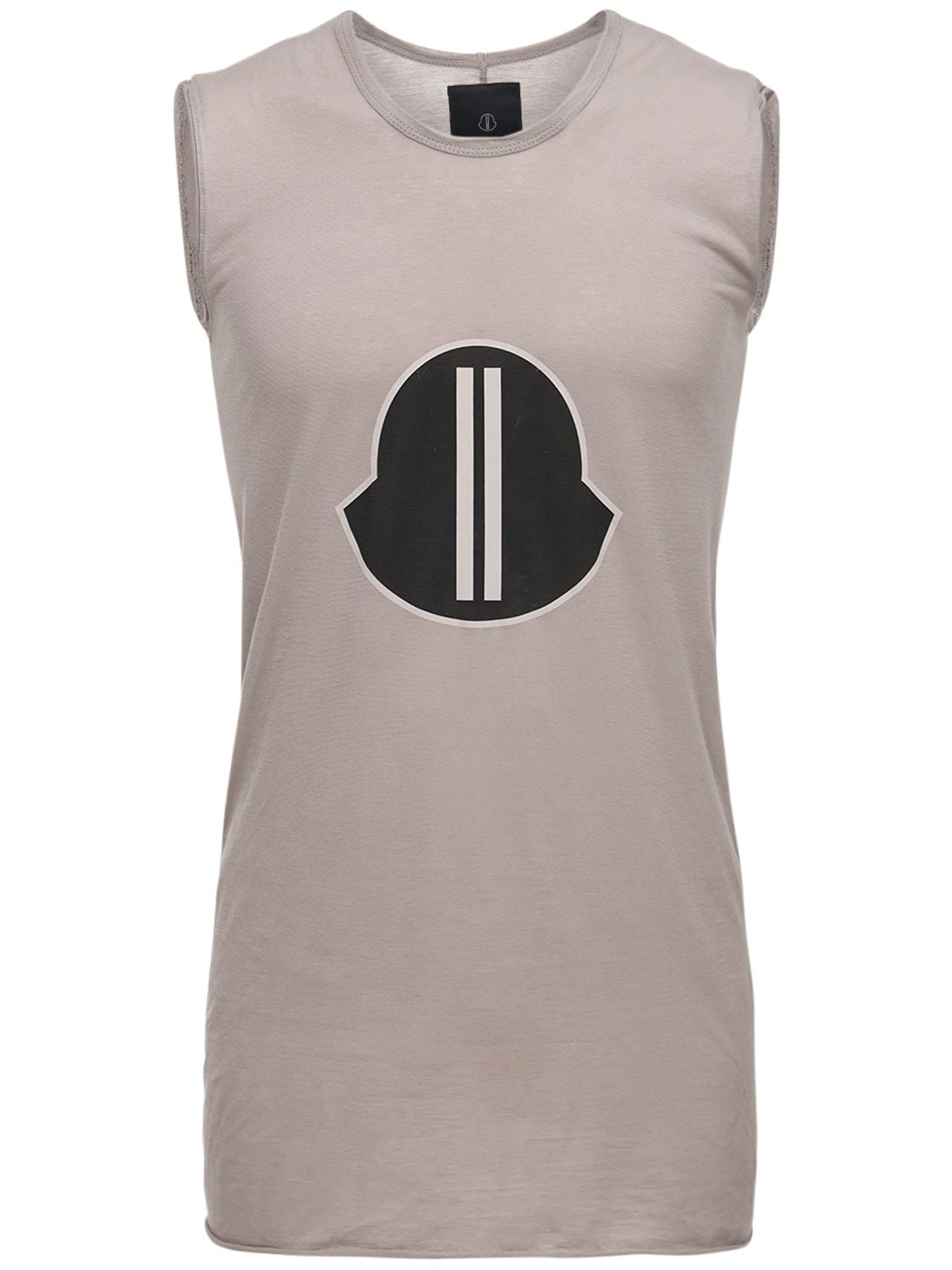 T-shirt Sans Manches En Jersey Imprimé Logo - MONCLER + RICK OWENS - Modalova