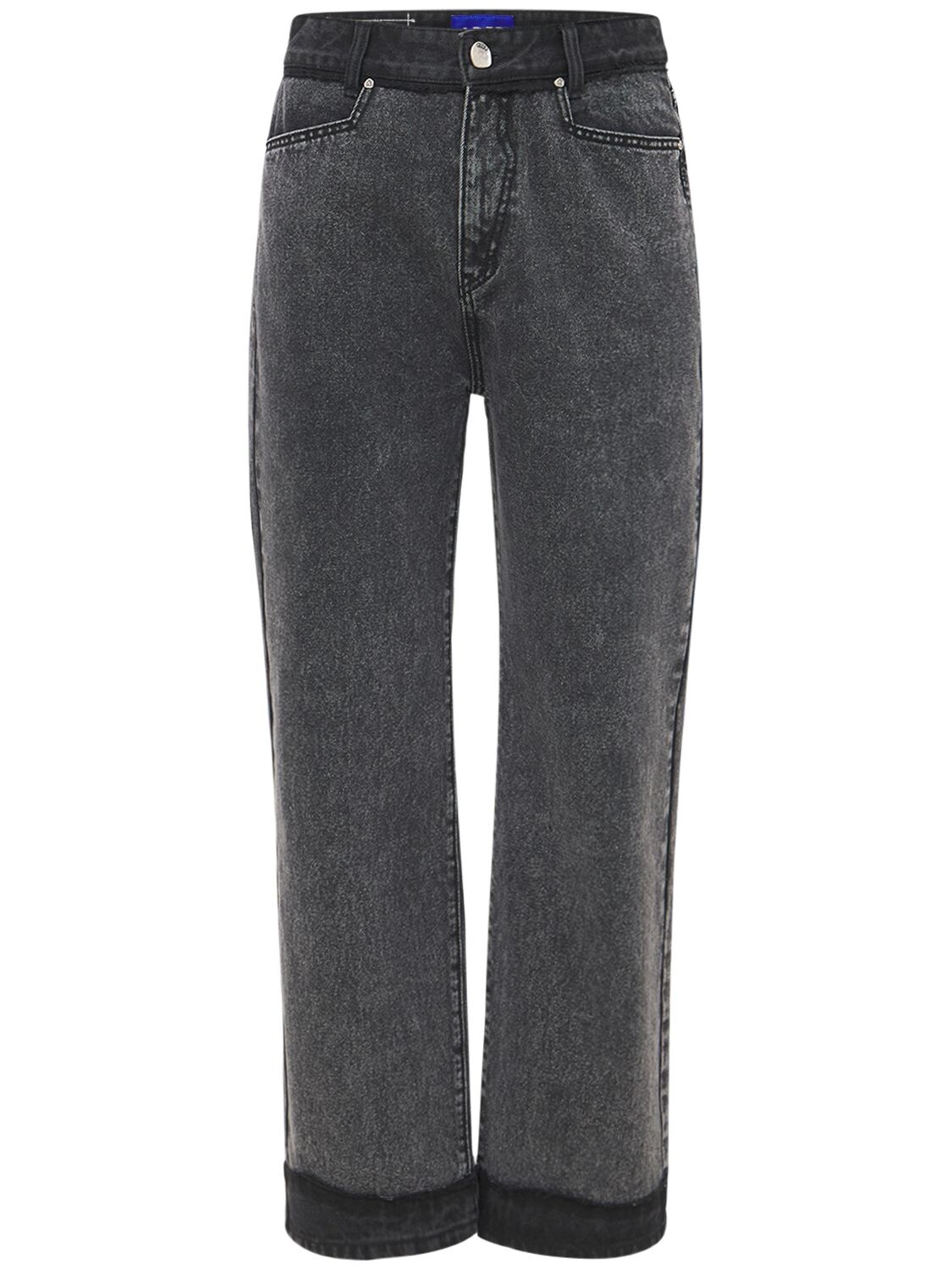Jeans Large En Denim De Coton - ADER ERROR - Modalova
