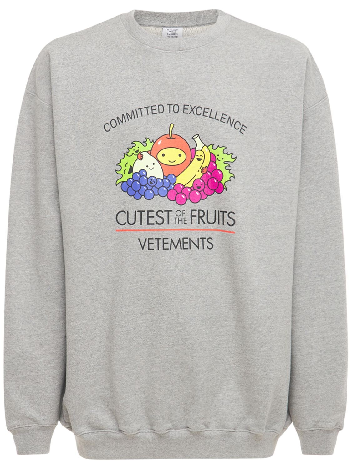 Sweat-shirt "cutest Of The Fruits" - VETEMENTS - Modalova