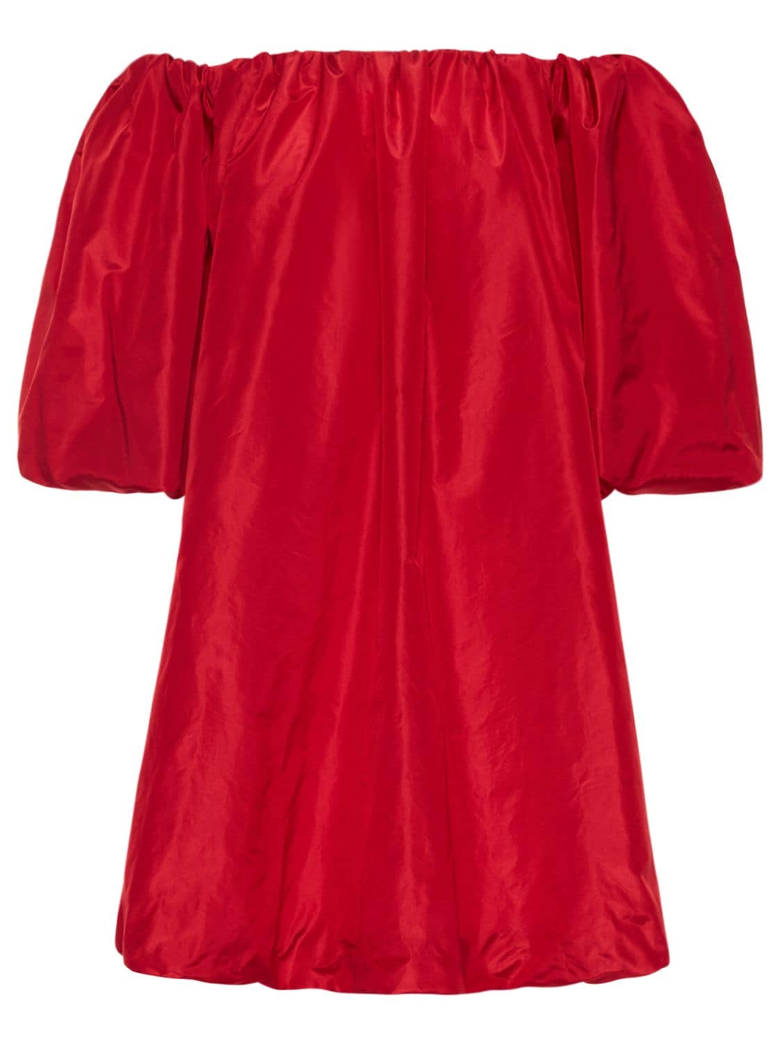 Mini-robe En Taffetas De Soie Délavée - VALENTINO - Modalova