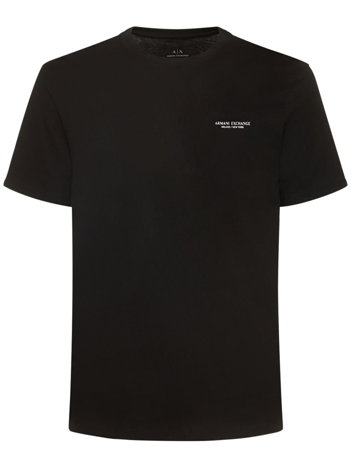 T-shirt En Coton Imprimé Logo - ARMANI EXCHANGE - Modalova