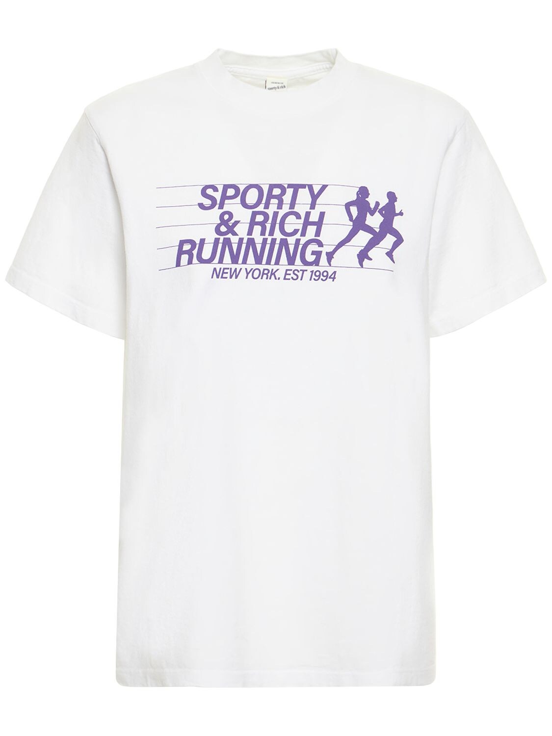 T-shirt En Coton Ny Running Club - SPORTY & RICH - Modalova