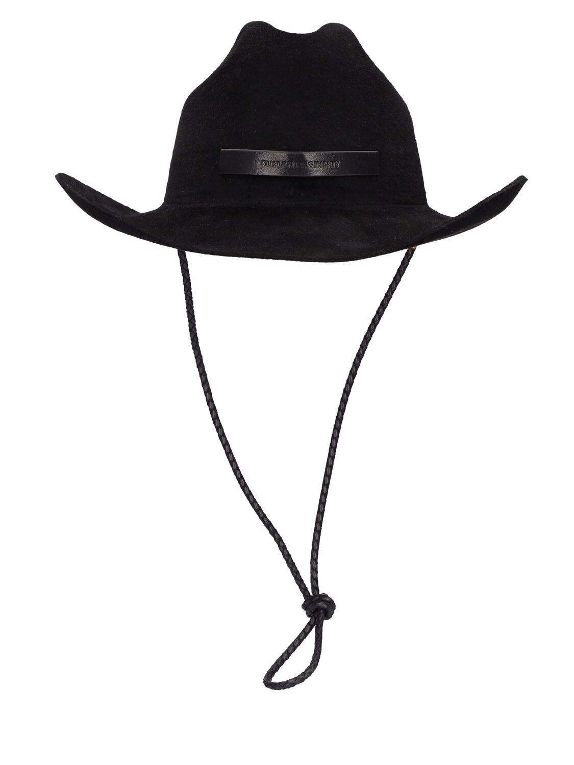 Chapeau Cowboy En Laine À Logo - RUSLAN BAGINSKIY - Modalova