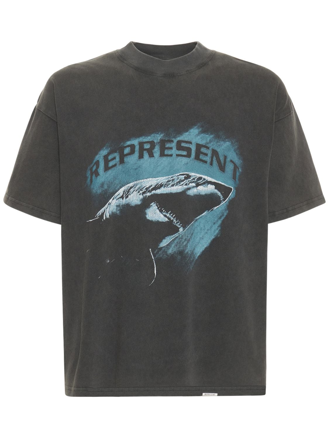 T-shirt Oversize En Coton Shark - REPRESENT - Modalova