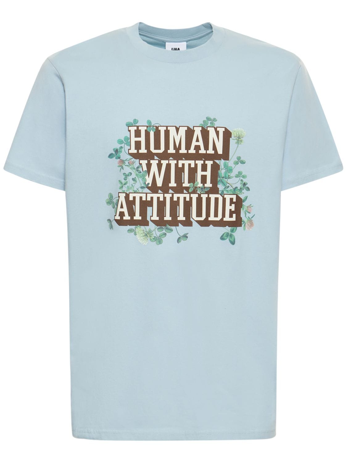 T-shirt En Jersey De Coton À Logo - HUMAN WITH ATTITUDE - Modalova