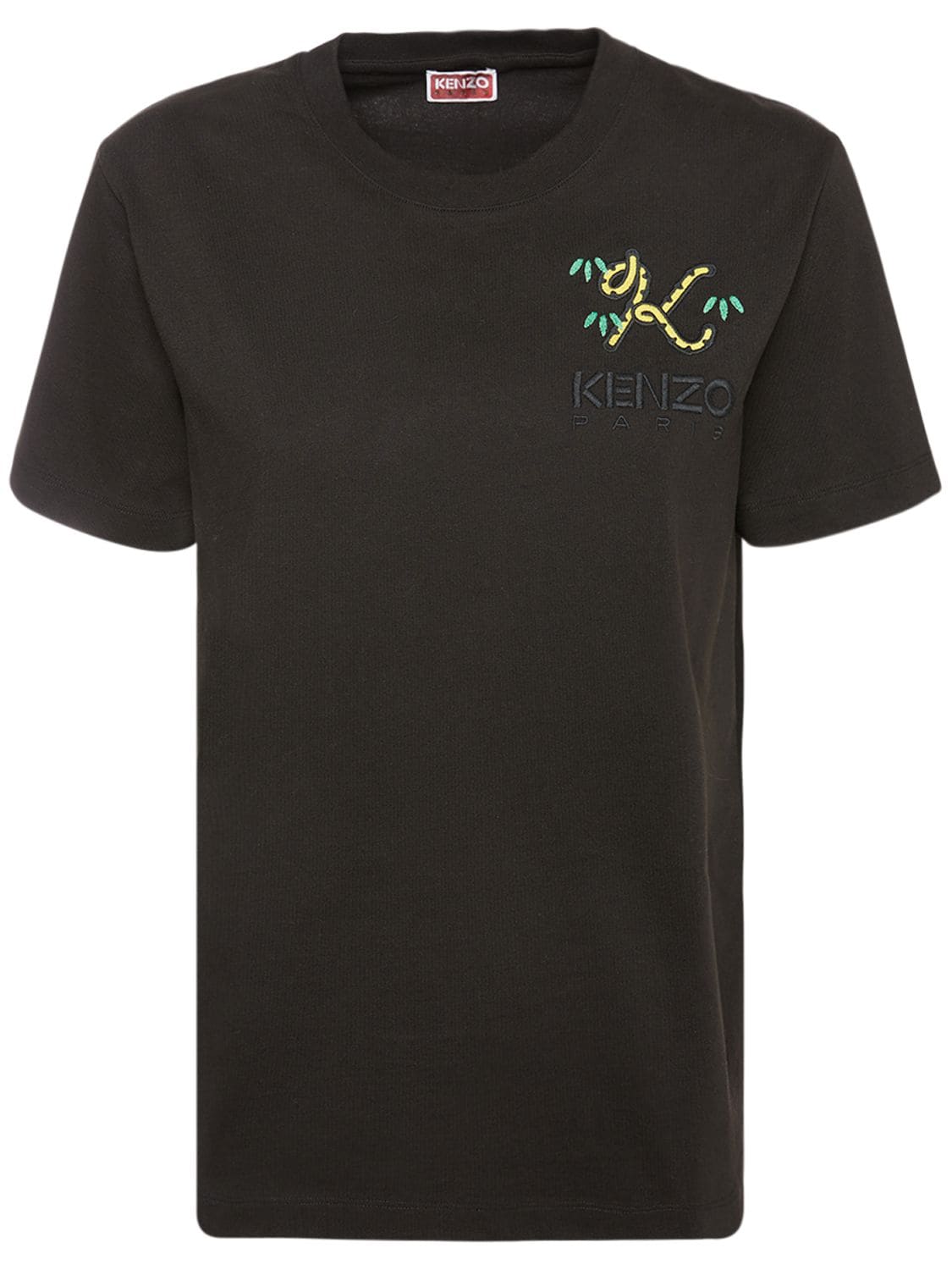 T-shirt Loose En Jersey De Coton À Logo Crest - KENZO PARIS - Modalova