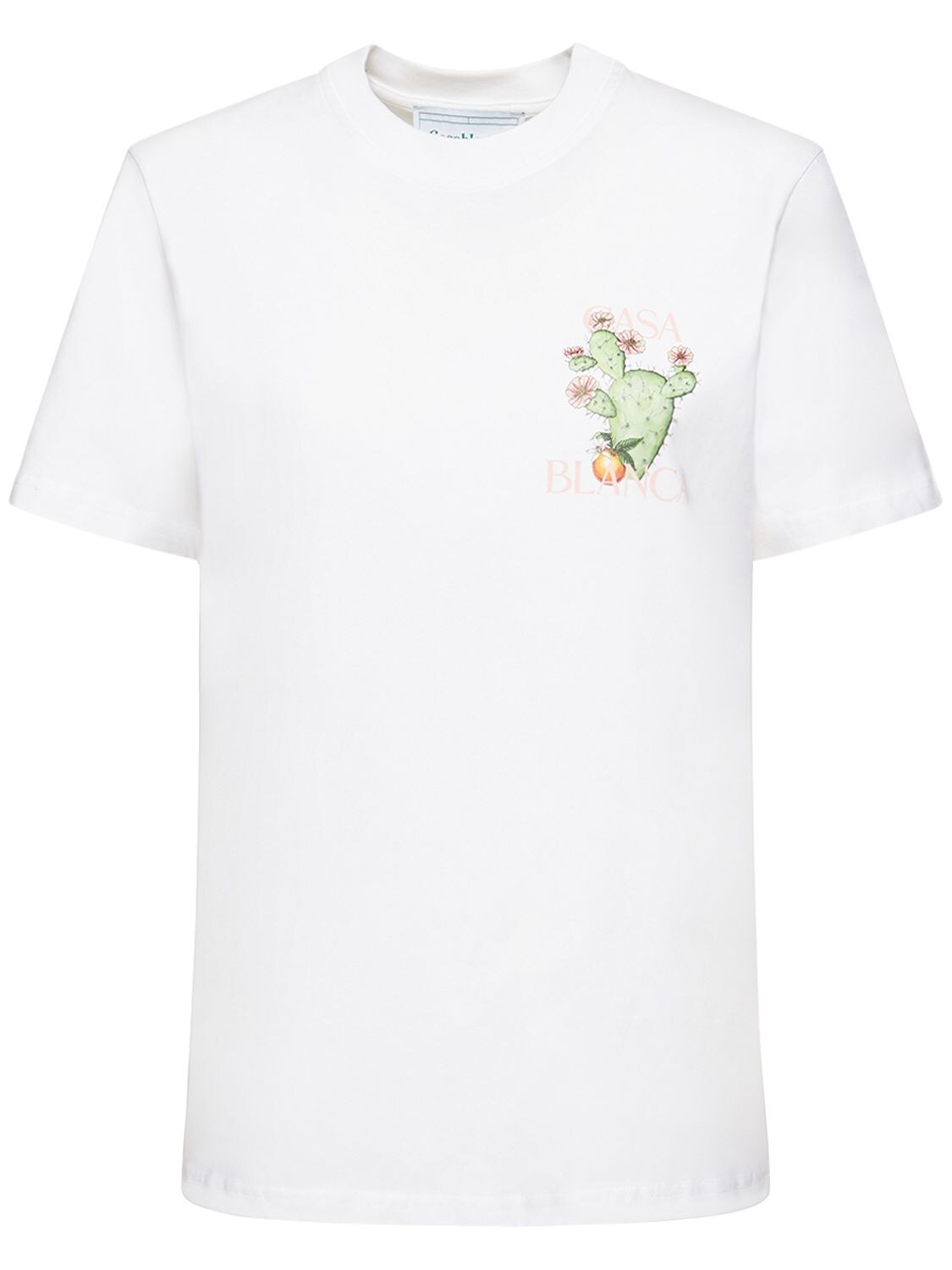 T-shirt En Jersey Imprimé Logo Cactus - CASABLANCA - Modalova