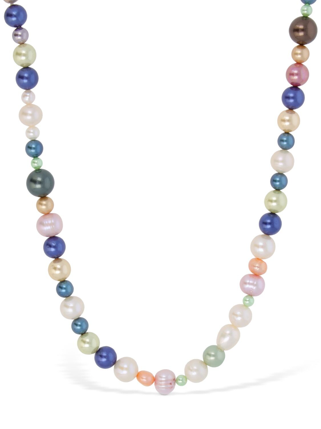 Collier Chaîne En Perles Multicolores - HATTON LABS - Modalova